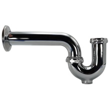 Sioux Chief 240-0487C04 - P-trap 1-1/4 Cast In x 1-1/2 17 Ga Out W/ Cleanout Chrome 1/bx