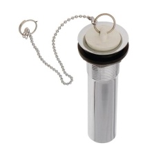 Sioux Chief 290-20635C04 - 0140860-co Plug Drain 1pc 1-1/4x5 Chrm L/ovrflw W/stopper & Chain 1/bg