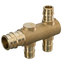 Sioux Chief 672WGT0390 - Multiport Tee 1/2 F1960 3 Port 3/4 F1960 x Closed H Pattern-1/bg