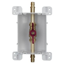 Sioux Chief 687-2WD - Servicebox (blue) 1 Valve W/drain 1/2 F1960 x 1/2 F1960