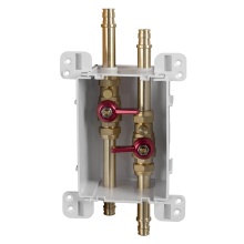 Sioux Chief 687-2XDT - Servicebox (green) 2 Valve W/drains 1/2 F1807 x 1/2 F1807