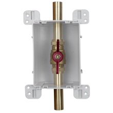 Sioux Chief 687-3PD - Servicebox (blue) 1 Vlv W/drn 3/4 M.swt x 3/4 M.swt/prs/push