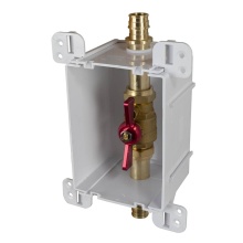 Sioux Chief 687-3WD - Servicebox (blue) 1 Valve W/drain 3/4 F1960 x 3/4 F1960