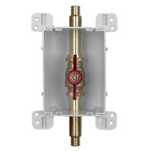 Sioux Chief 687-3XD - Servicebox (blue) 1 Valve W/drain 3/4 F1807 x 3/4 F1807