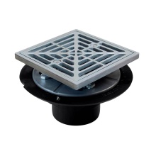 Sioux Chief 821-200ASQ - Drain Shwr Pan Abs Ss R&s Sq