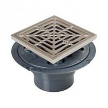 Sioux Chief 821-200PKQ - Drain Shwr Pan Pvc Nickel Finsih R&s Sq