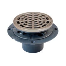 Sioux Chief 821-200PKR - Drain Shwr Pan Pvc Nickel Finish R&s Rnd