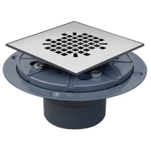 Sioux Chief 821-270PQ - Drain Shwr Pan Pvc Ssq Strn Snap Pr