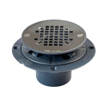 Sioux Chief 821-2PPK - Drain Shwr Pan Pvc Ss Strn Snp Pr