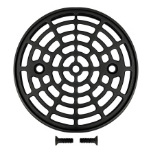 Sioux Chief 821-2SMRPK2 - Thin Strainer & Ring Cast Matte Blk Finish 4.5 Rnd