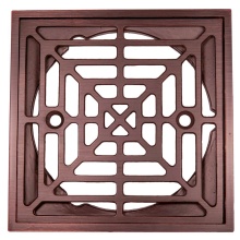 Sioux Chief 821-2SRBQPK1 - Strainer & Ring Cast Orb 4.5 Sqr