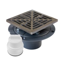 Sioux Chief 821-T200PCQ - Drain & Plug Shwr Pan Pvc Pss R&s Q