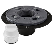 Sioux Chief 821-THA2 - Shower Drain Base/collar/plug Abs 2