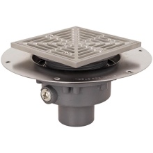 Sioux Chief 822-2DSQ - Drain Halo 2 Di Nh Ss R&s Sqr