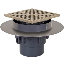 Sioux Chief 822-F3PNQ - Drain Fl Halo 3 Pvc Nb R&s Sqr