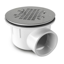 Sioux Chief 825-17P9 - Drain Shwr Side Outlet Pvc Ss Strn Snap