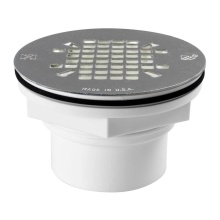 Sioux Chief 826-2P - Drain Shwr Combo Pvc Ss Strn Snap