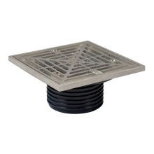 Sioux Chief 832-3DHSQ - Finish Head Di 3 Drain 5ss R&s Sqr