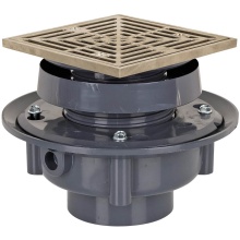 Sioux Chief 833-35PNQ - Drain Finish Line 3 Pvc 5nb R&s Sq