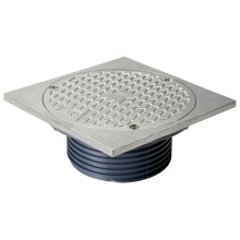 Sioux Chief 834-4HSQ - Finish Head Abs 4 Cleanout 6ss Sq