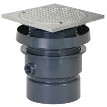 Sioux Chief 834-4PSQ - Cleanout Finish Line 4 Pvc 6ss Sqr