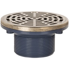 Sioux Chief 842-3LNR - Adj Floor Drain 3 Abs 5nb R&s Rnd L/a