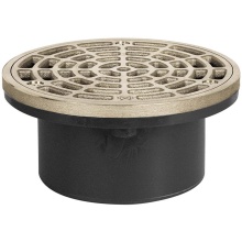 Sioux Chief 843-4ANR - Drain Big Mouth Abs 4 Ni Satin R&s