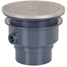 Sioux Chief 852-3PSR - Adj Floor Cleanout 3 Pvc 6ss R&c Rnd