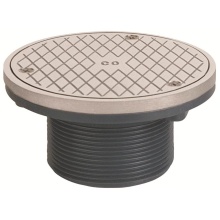 Sioux Chief 852-4LSR - Cleanout Floor Adj 4 Mip Ss R&s R