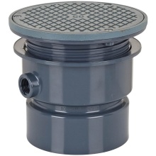 Sioux Chief 852-4PI - Adj Floor Cleanout 4 Pvc 6ci R&c Rnd