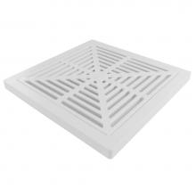 Sioux Chief 861-5AR - Adj Pvc Ring And Full Grate For Squaremax