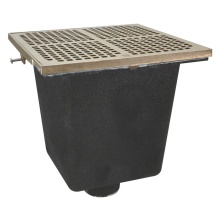 Sioux Chief 861-Q2321N - Floor Sink Are Sq 12x12x10 3nh Noflng Nb Ring & Grate