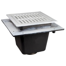 Sioux Chief 861-QF2221A - Floor Sink Are Sq 12x12x10 2nh Flanged Are Grate