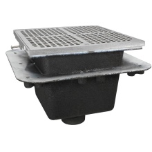 Sioux Chief 861-QF2328S - Floor Sink Are Sq 12x12x8 3nh Flanged Ss Ring & Grate