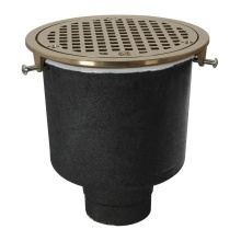 Sioux Chief 861-R2286N - Floor Sink Are Rd 8x6 2nh Noflng Nb Ring & Grate