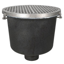 Sioux Chief 861-R2328S - Floor Sink Are Rd 12x8 3nh Noflng Ss Ring & Grate