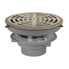 Sioux Chief 862-229IN - Adj Flashing Drain 2 Nh 9di R&s Rnd + Nb Veneer