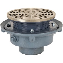 Sioux Chief 863-22NR - Adj Flashing Drain 2 Nh 6nb R&s Rnd