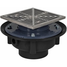 Sioux Chief 863-335CQ - Adj Flashing Drain 3 Abs 5pss R&s Sq