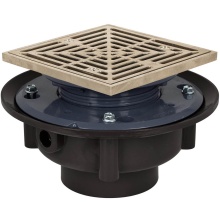 Sioux Chief 863-345NQ - Adj Flashing Drain 4 Abs 5nb R&s Sq