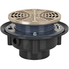 Sioux Chief 863-34NR - Adj Flashing Drain 4 Abs 6nb R&s Rnd