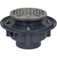 Sioux Chief 863-435CR - Adj Flashing Drain 3 Pvc 5pss R&s Rnd