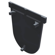 Sioux Chief 865-8ECD - Hydrotec 8in  Closed End Cap - 1 Piece Iron