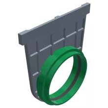 Sioux Chief 865-8OCD - Hydrotec 8in  Open End Cap - 1 Piece Iron