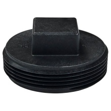 Sioux Chief 879-S40 - Plug Abs Blk 4 Raised Sq Hd