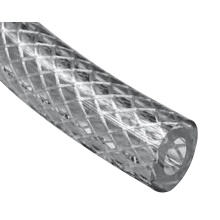 Sioux Chief 900-02408C00101 - Clear Braided Vinyl Tube 1 Id x 1 3/8 Od x 10-ft (3/16 Wall)