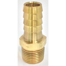 Sioux Chief 903-41201601 - Adapter 1/2 Barb x 3/8 Mip Brass Nl 1/bg