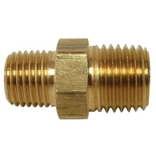 Sioux Chief 930-62302001 - Hex Nipple Barstock 3/4 Mip x 1/2 Mip x 1-3/8 Length 1/bg