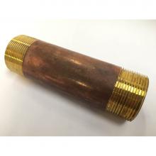 Sioux Chief 935-60601 - 0122336 - Pipe Nipple Red Brass 1-1/2 X 6 Long Nl 1/Bg