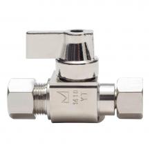 Sioux Chief 129-G1RETRO - Retrofit 3/8 Compression Nl 1/4-turn Straight Stop